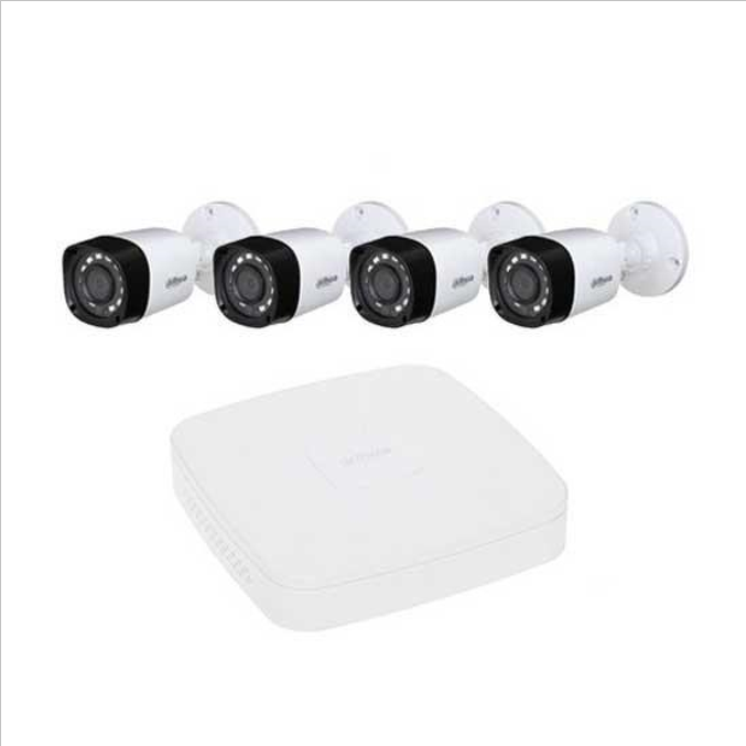 KIT VIDEOSORVEGLIANZA DAHUA FULL HD @1080P XVR 4CH