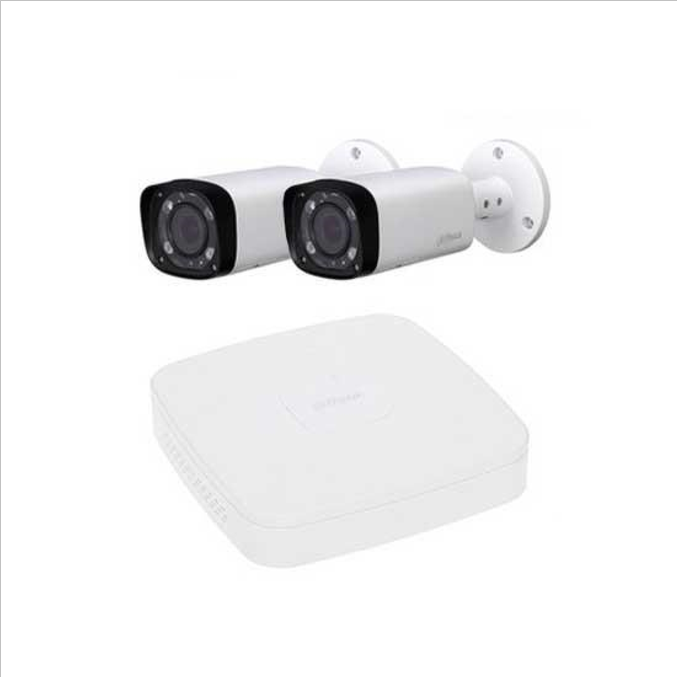KIT VIDEOSORVEGLIANZA DAHUA Hd@1080P XVR 4CH 2